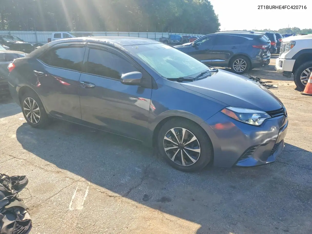 2015 TOYOTA COROLLA VIN 2T1BURHE4FC420716 — фото 4