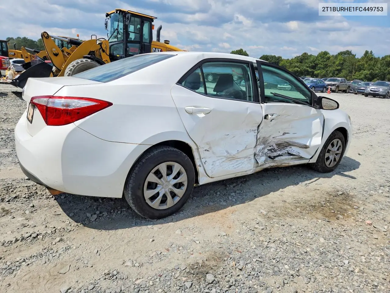 2015 TOYOTA COROLLA VIN 2T1BURHE1FC449753 — фото 3