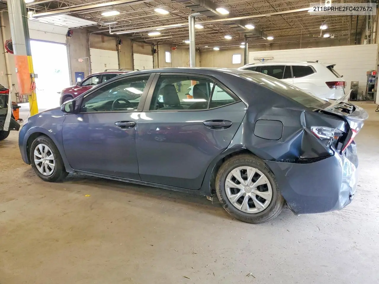 2015 TOYOTA COROLLA VIN 2T1BPRHE2FC427672 — фото 2