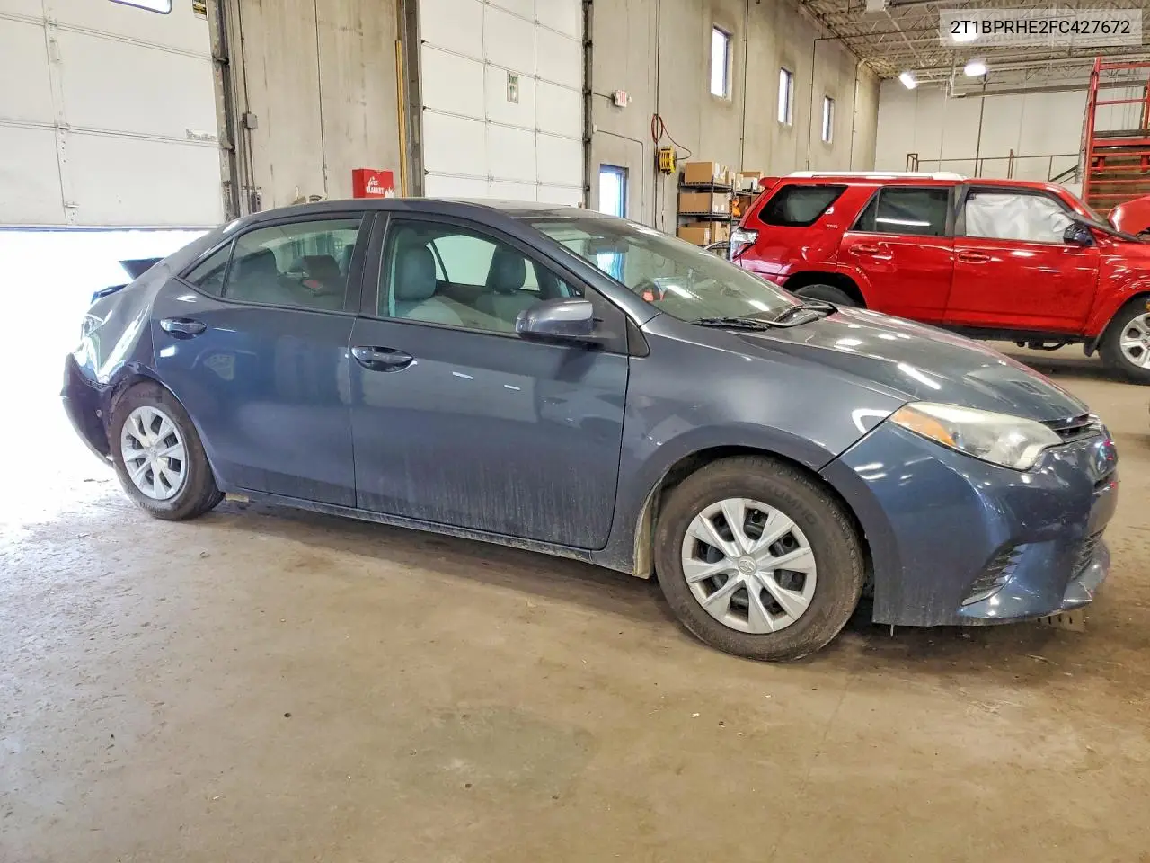 2015 TOYOTA COROLLA VIN 2T1BPRHE2FC427672 — фото 4