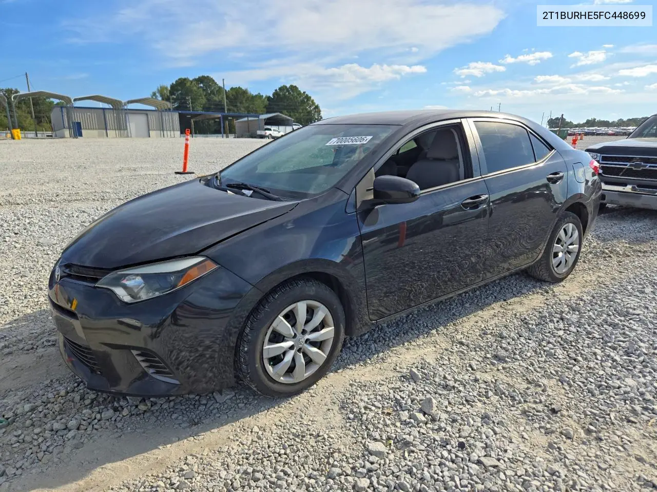 TOYOTA COROLLA 2015, VIN 2T1BURHE5FC448699