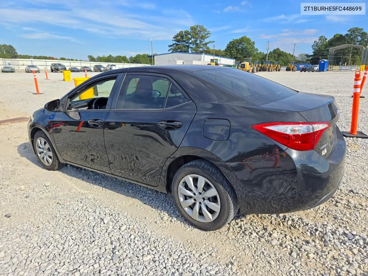 2015 TOYOTA COROLLA VIN 2T1BURHE5FC448699 — фото 2