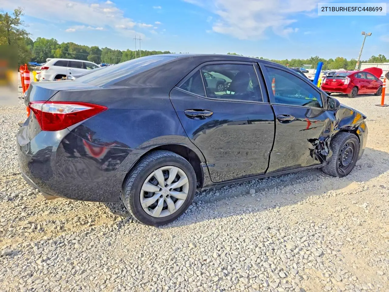 2015 TOYOTA COROLLA VIN 2T1BURHE5FC448699 — фото 3