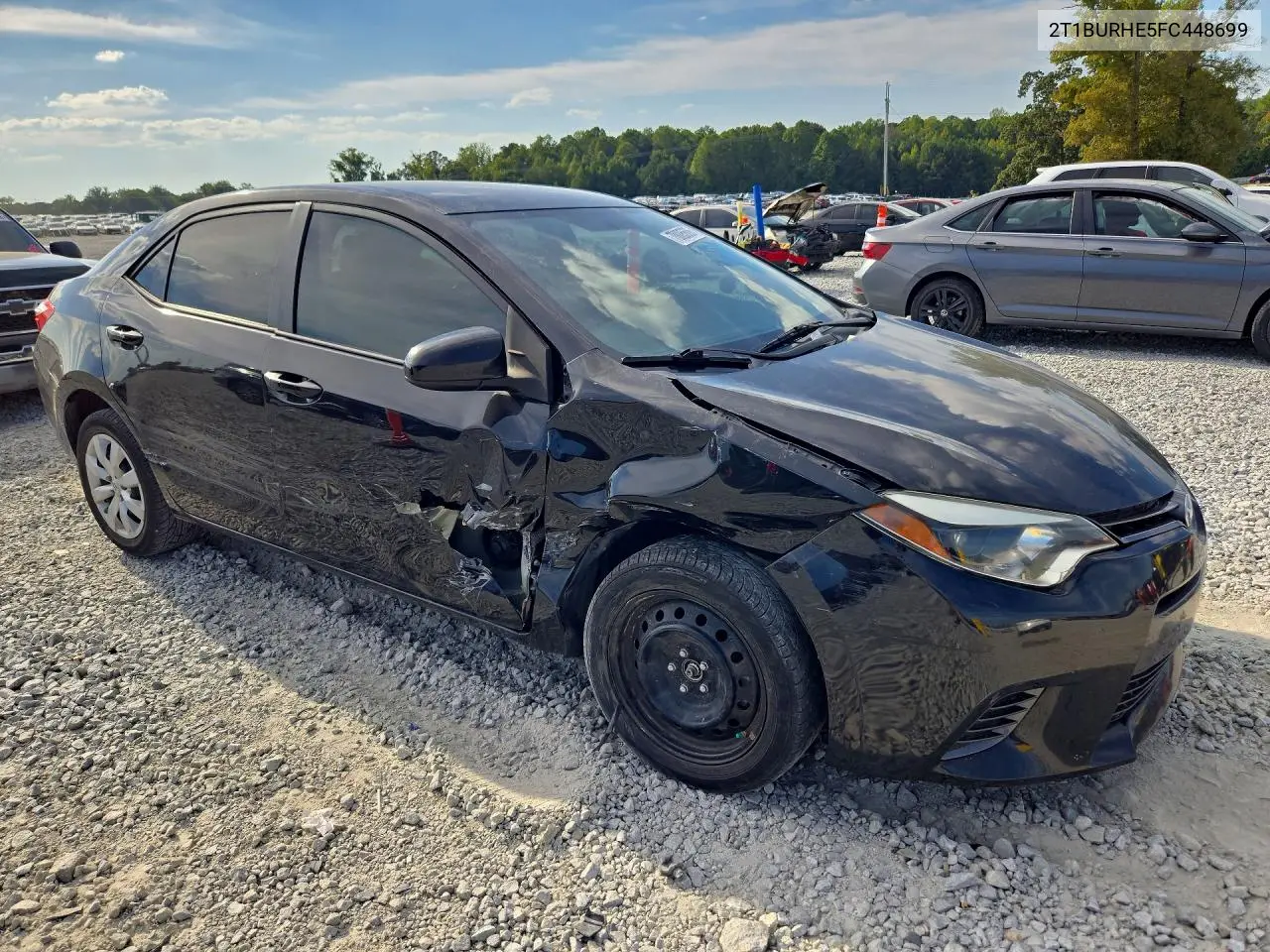 2015 TOYOTA COROLLA VIN 2T1BURHE5FC448699 — фото 4