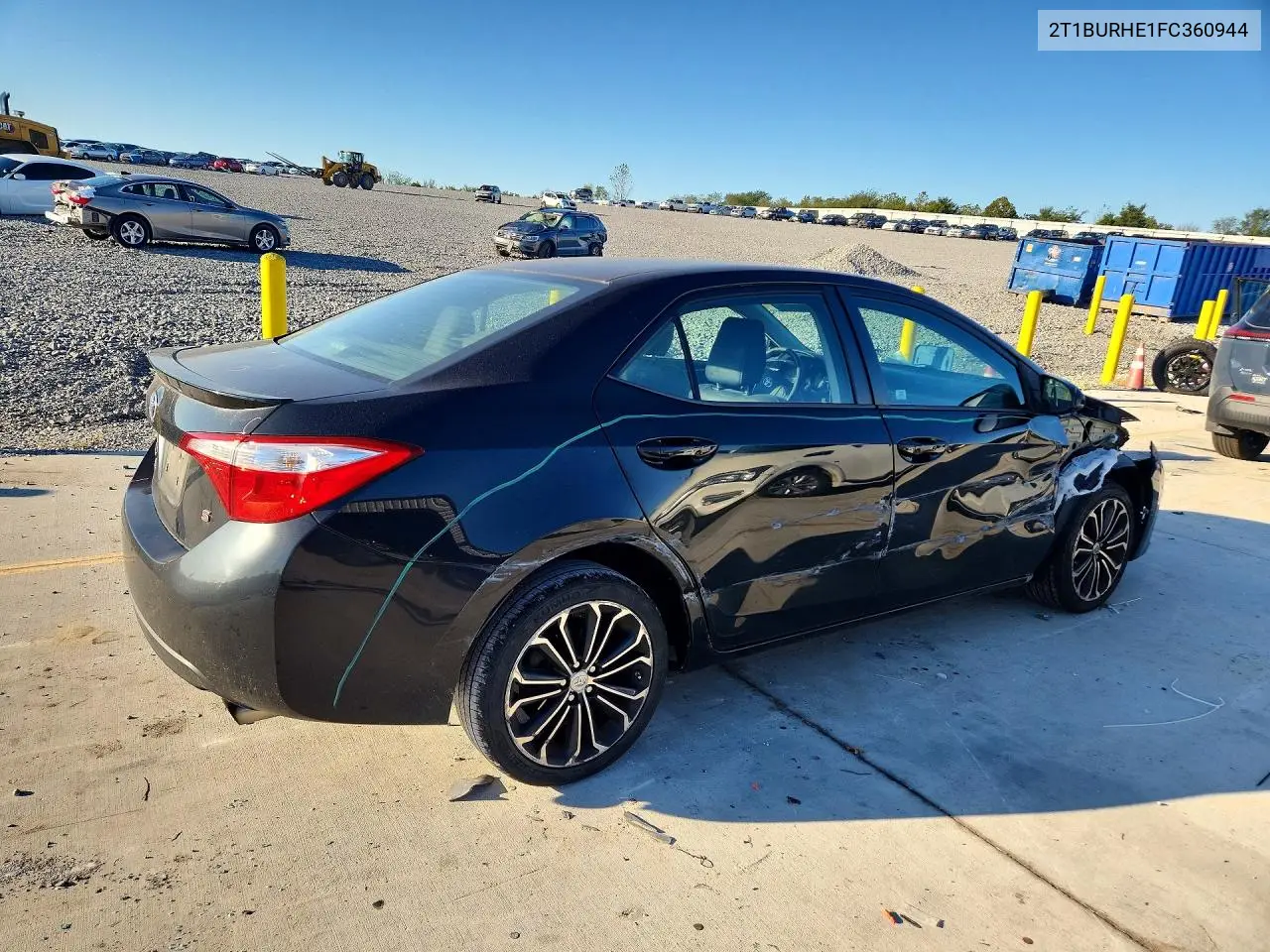 2015 TOYOTA COROLLA VIN 2T1BURHE1FC360944 — фото 3