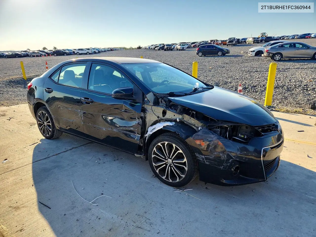 2015 TOYOTA COROLLA VIN 2T1BURHE1FC360944 — фото 4