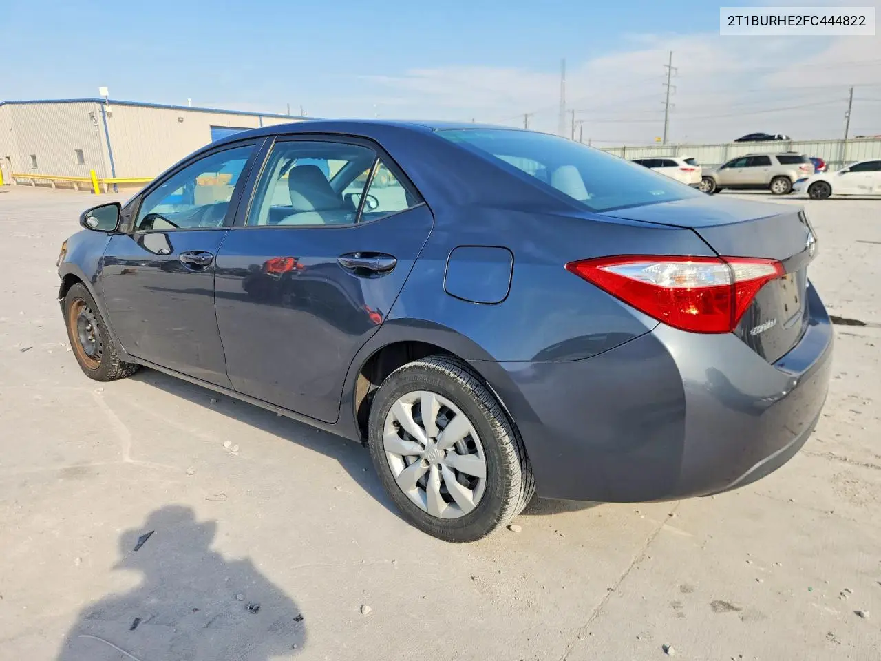 2015 TOYOTA COROLLA VIN 2T1BURHE2FC444822 — фото 2