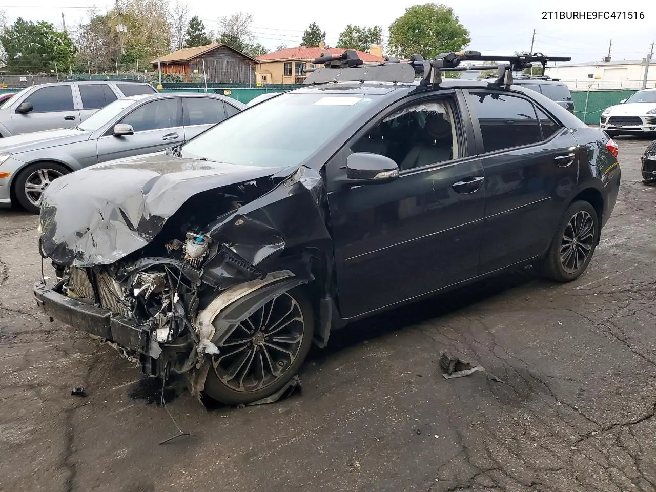 TOYOTA COROLLA 2015, VIN 2T1BURHE9FC471516