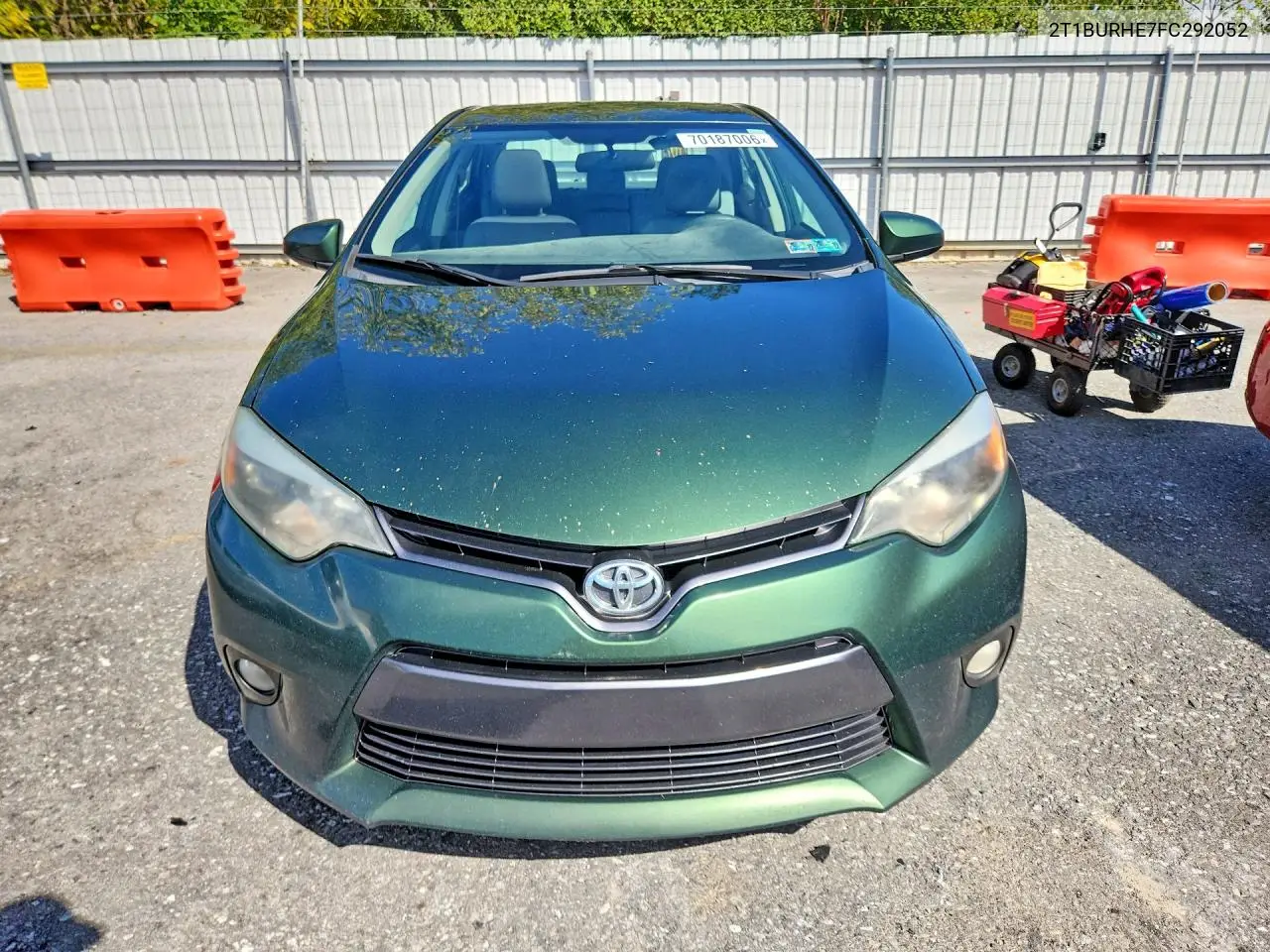 2015 TOYOTA COROLLA VIN 2T1BURHE7FC292052 — фото 5