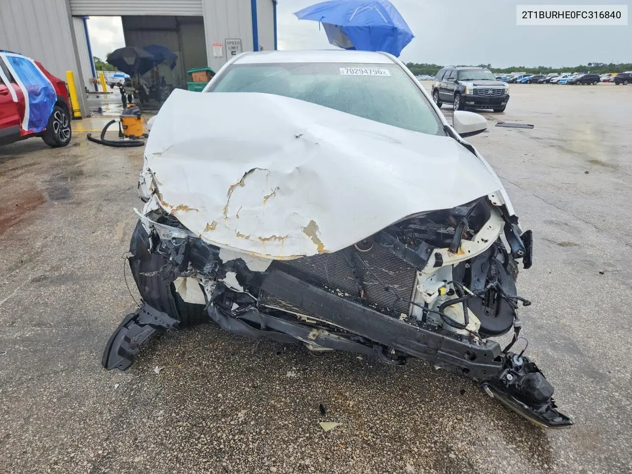 2015 TOYOTA COROLLA VIN 2T1BURHE0FC316840 — фото 5