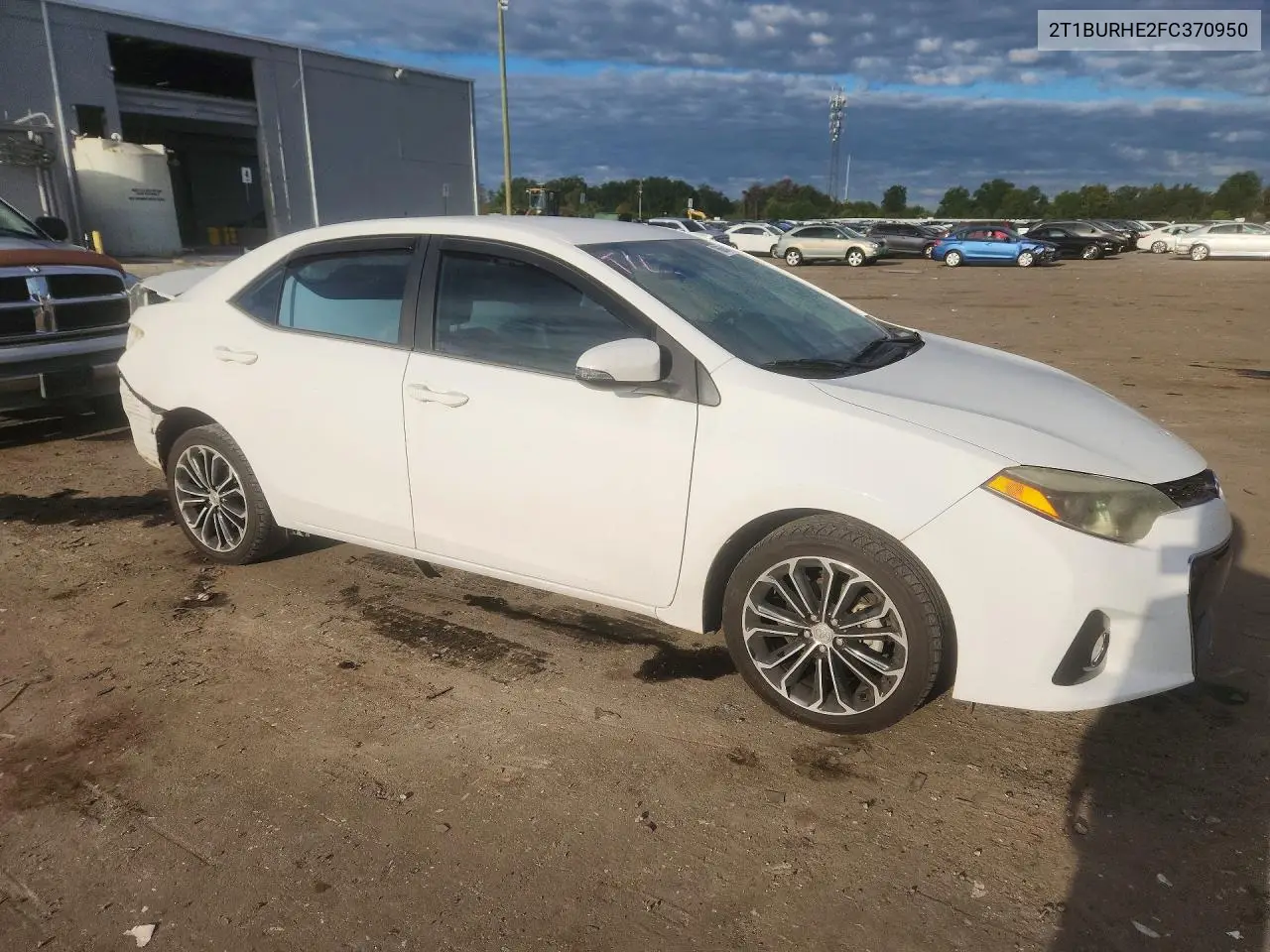 2015 TOYOTA COROLLA VIN 2T1BURHE2FC370950 — фото 4
