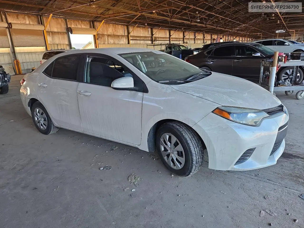 2015 TOYOTA COROLLA VIN 5YFBPRHEXFP236730 — фото 4