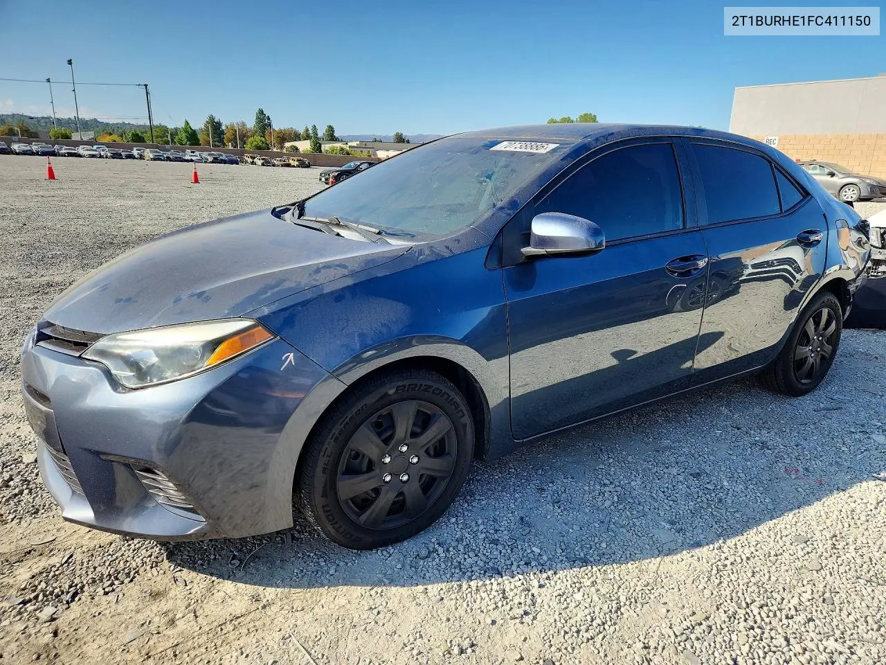 TOYOTA COROLLA 2015, VIN 2T1BURHE1FC411150