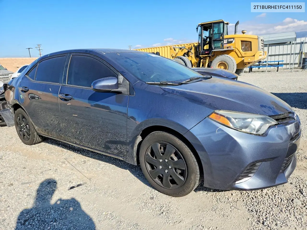 2015 TOYOTA COROLLA VIN 2T1BURHE1FC411150 — фото 4