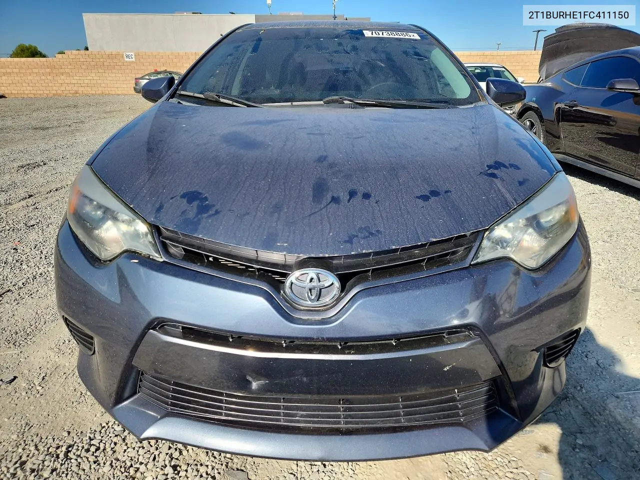 2015 TOYOTA COROLLA VIN 2T1BURHE1FC411150 — фото 5