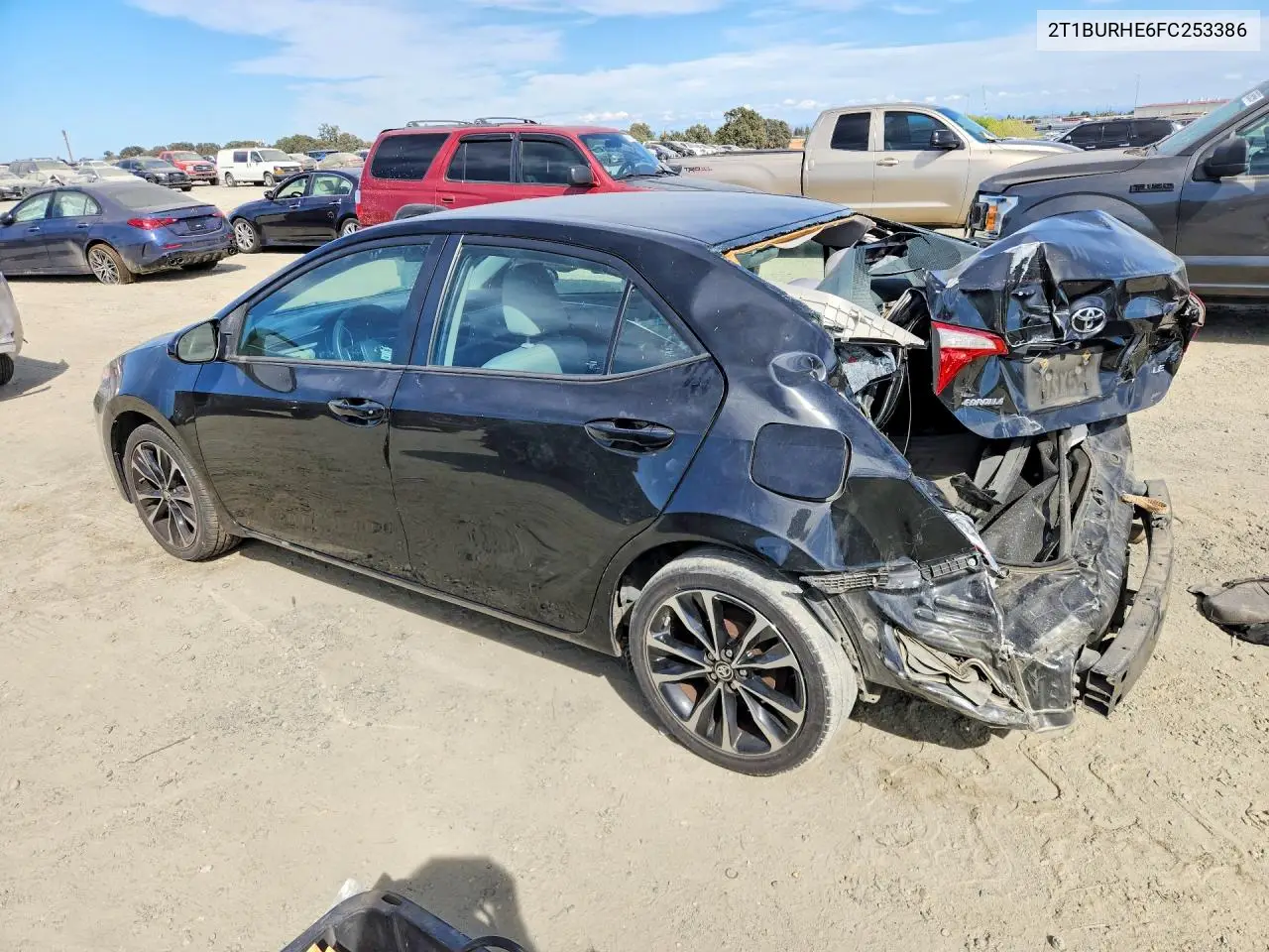 2015 TOYOTA COROLLA VIN 2T1BURHE6FC253386 — фото 2