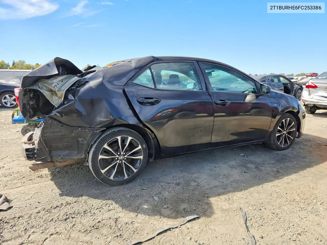 2015 TOYOTA COROLLA VIN 2T1BURHE6FC253386 — фото 3