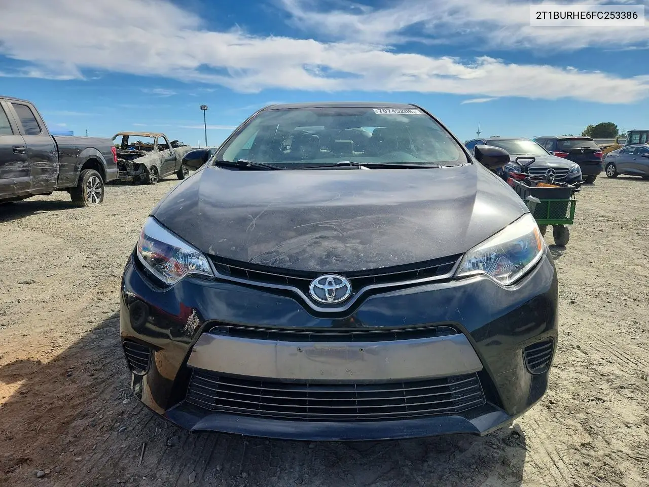 2015 TOYOTA COROLLA VIN 2T1BURHE6FC253386 — фото 5