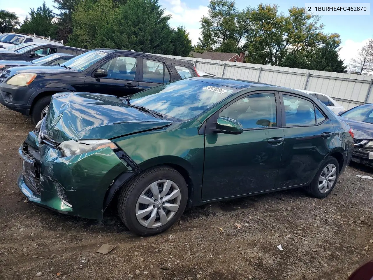 TOYOTA COROLLA 2015, VIN 2T1BURHE4FC462870