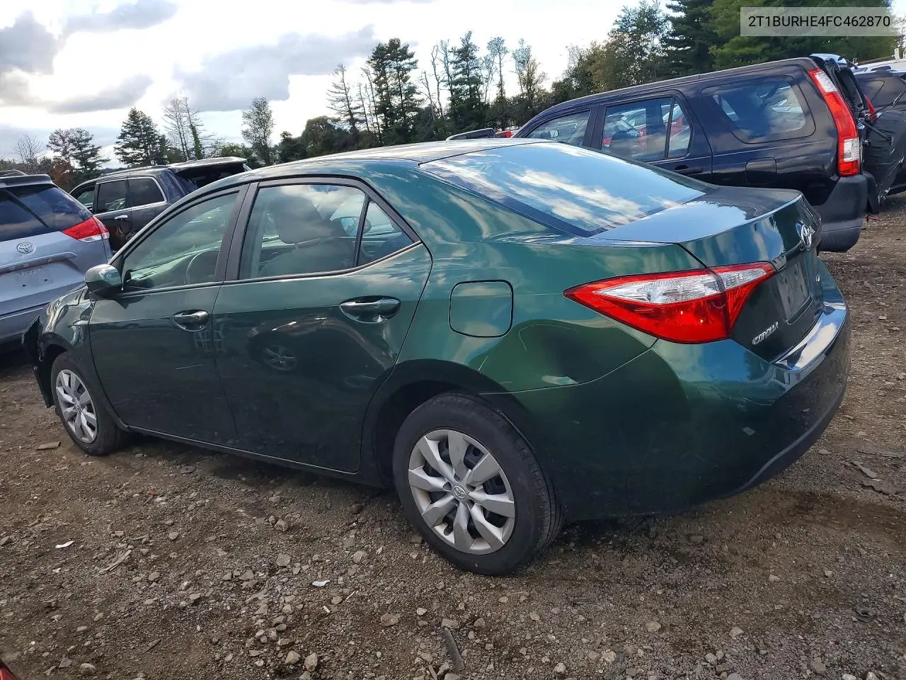 2015 TOYOTA COROLLA VIN 2T1BURHE4FC462870 — фото 2