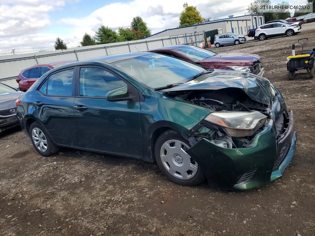 2015 TOYOTA COROLLA VIN 2T1BURHE4FC462870 — фото 4
