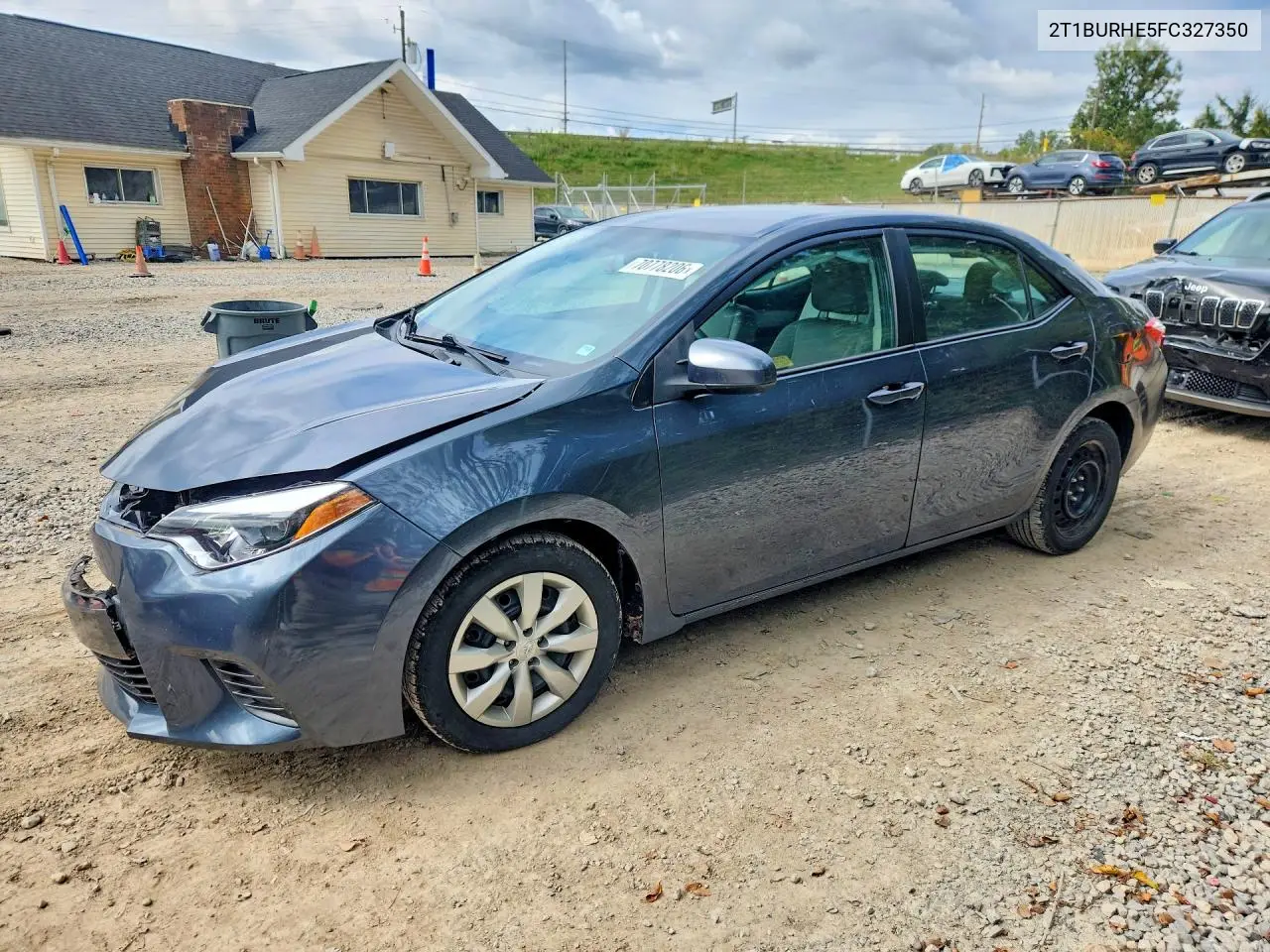 TOYOTA COROLLA 2015, VIN 2T1BURHE5FC327350