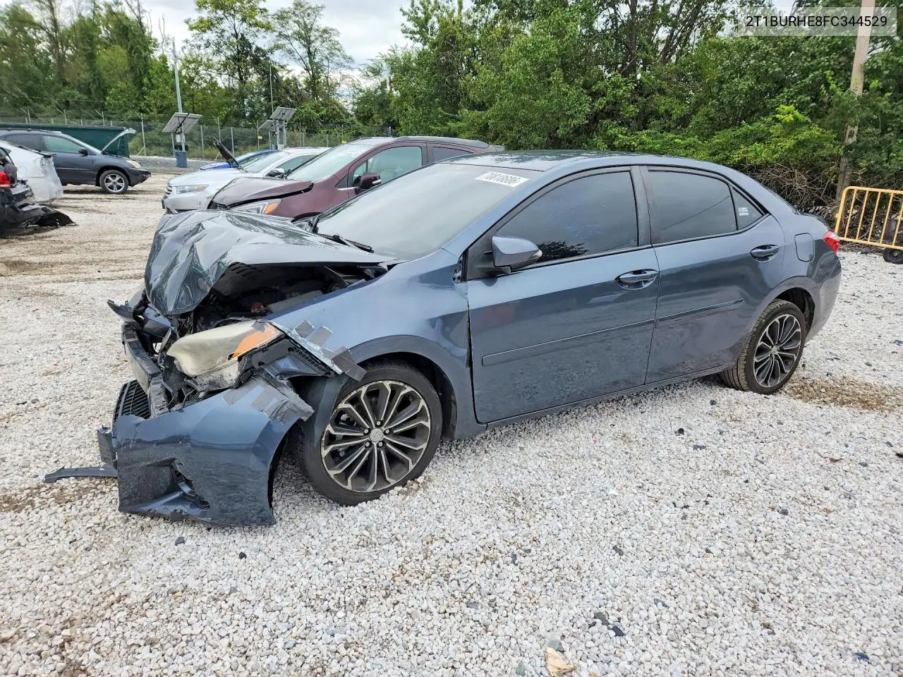TOYOTA COROLLA 2015, VIN 2T1BURHE8FC344529