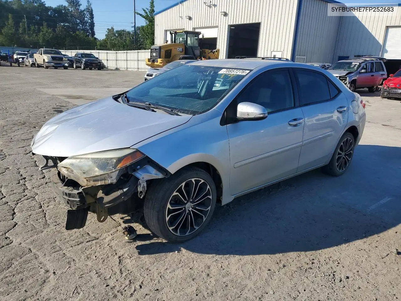 TOYOTA COROLLA 2015, VIN 5YFBURHE7FP252683