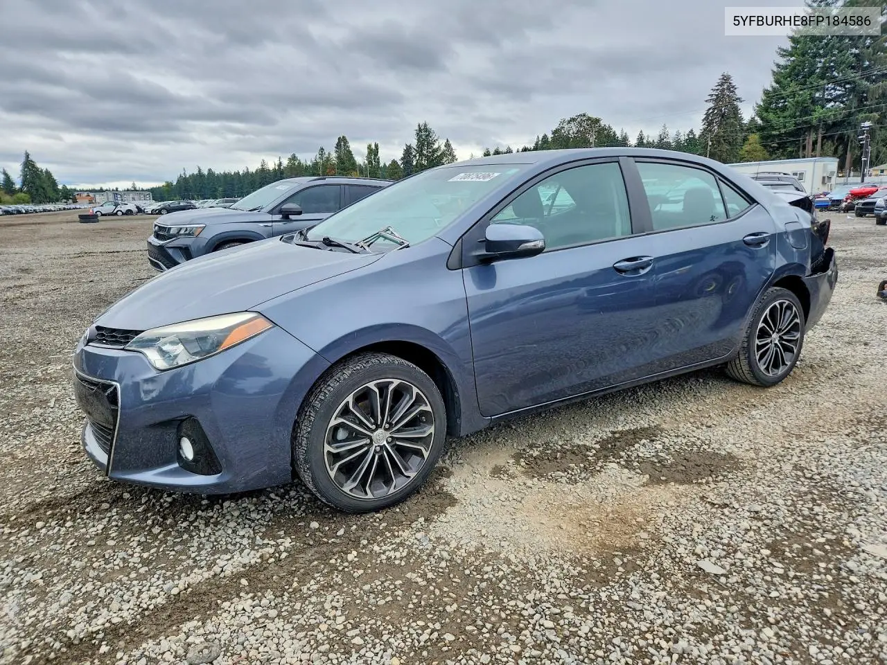 TOYOTA COROLLA 2015, VIN 5YFBURHE8FP184586