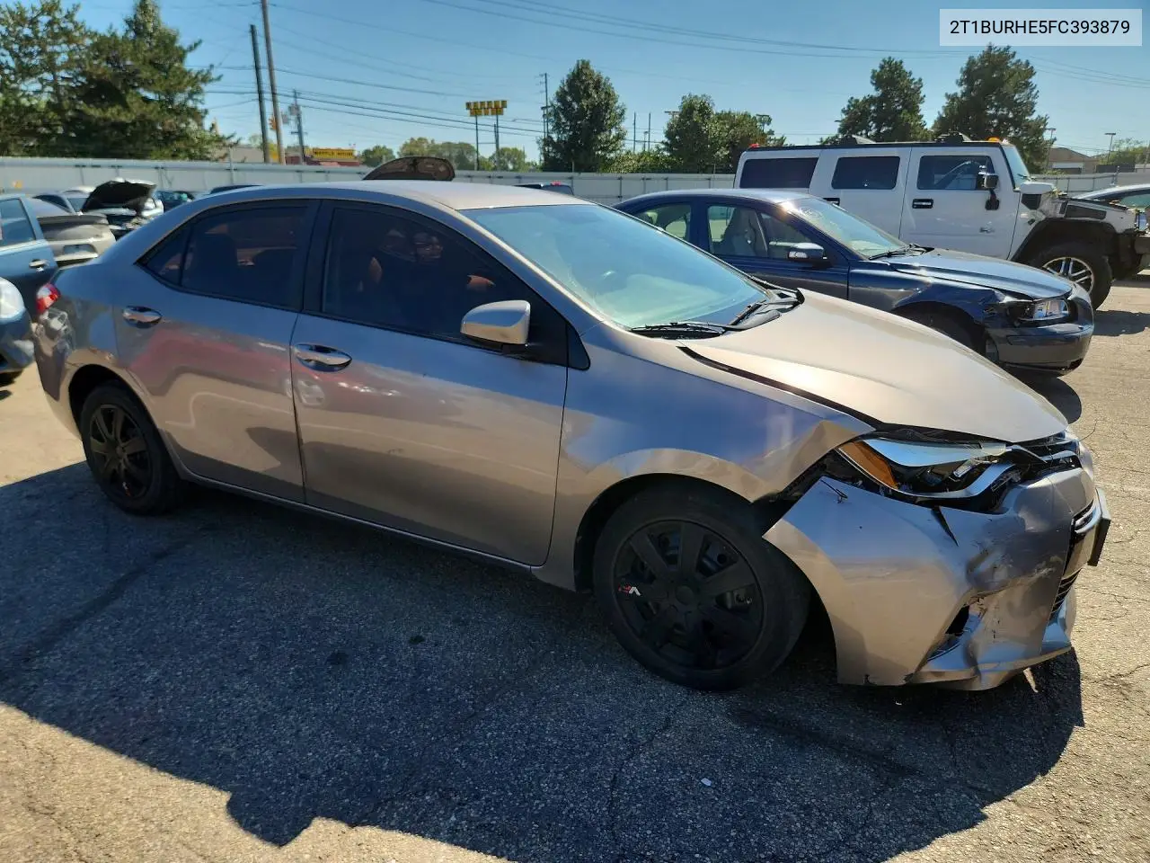 2015 TOYOTA COROLLA VIN 2T1BURHE5FC393879 — фото 4