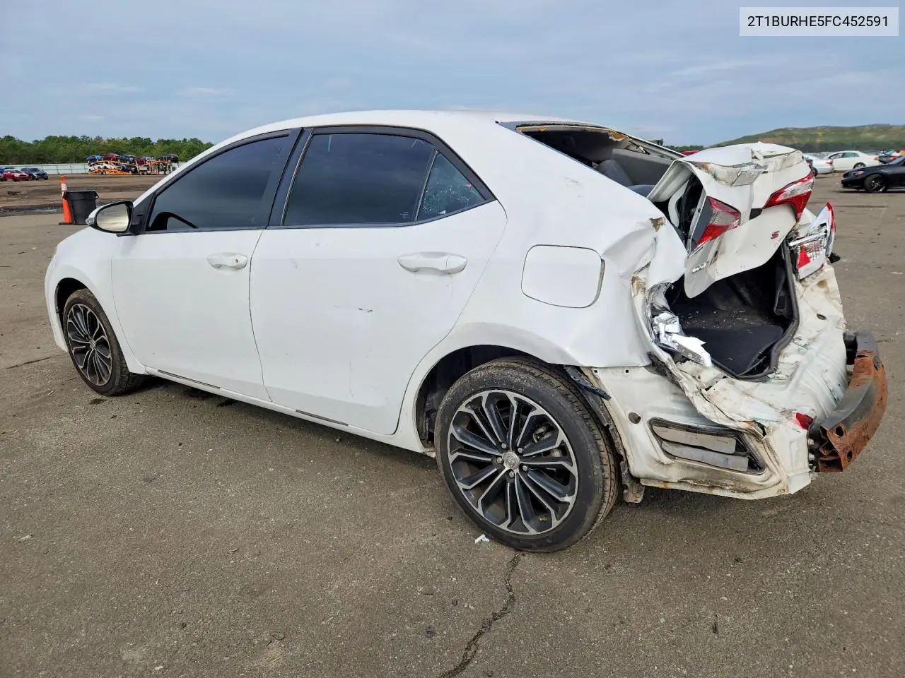 2015 TOYOTA COROLLA VIN 2T1BURHE5FC452591 — фото 2