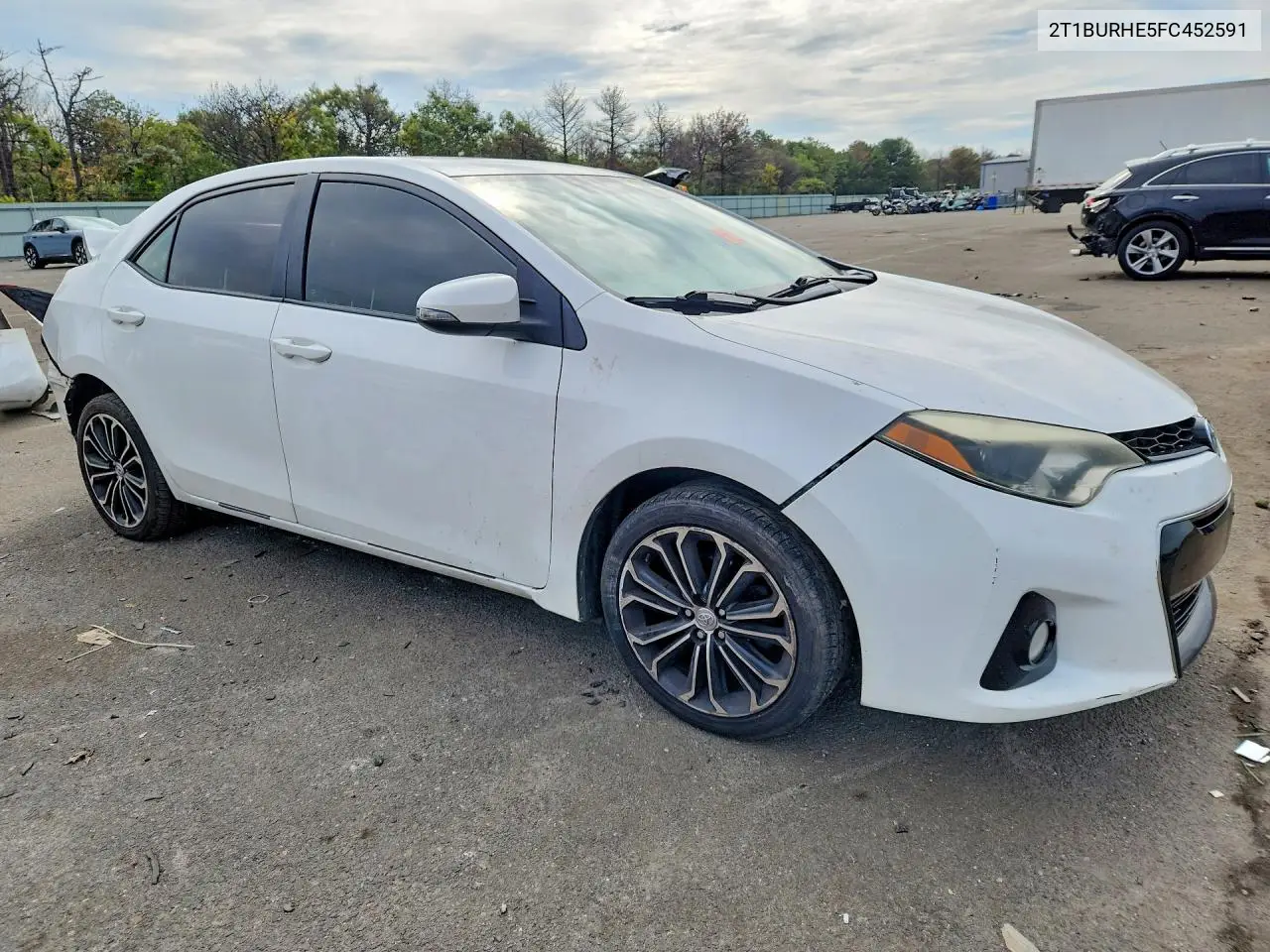 2015 TOYOTA COROLLA VIN 2T1BURHE5FC452591 — фото 4