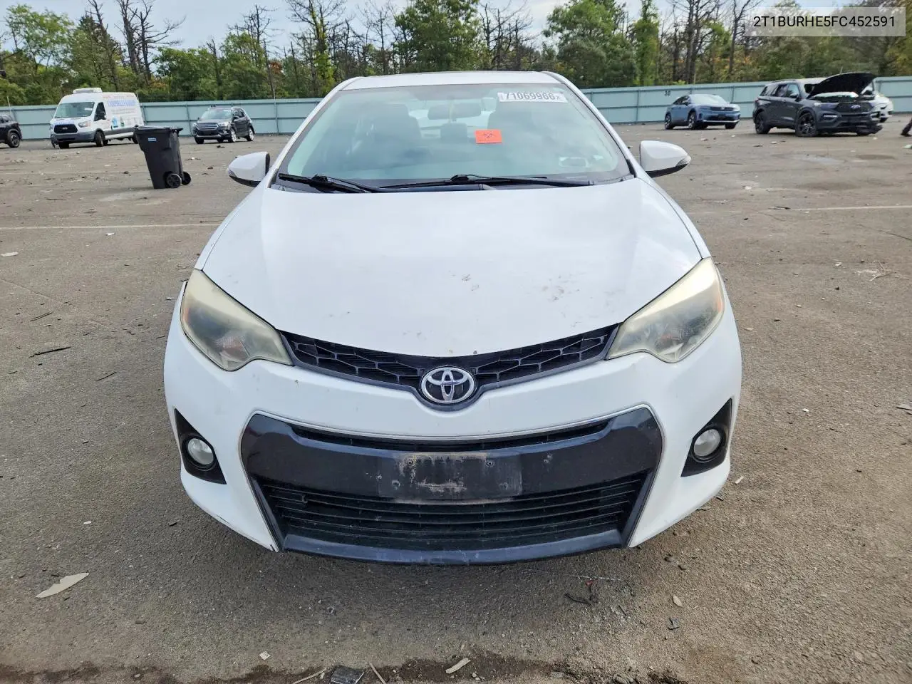 2015 TOYOTA COROLLA VIN 2T1BURHE5FC452591 — фото 5