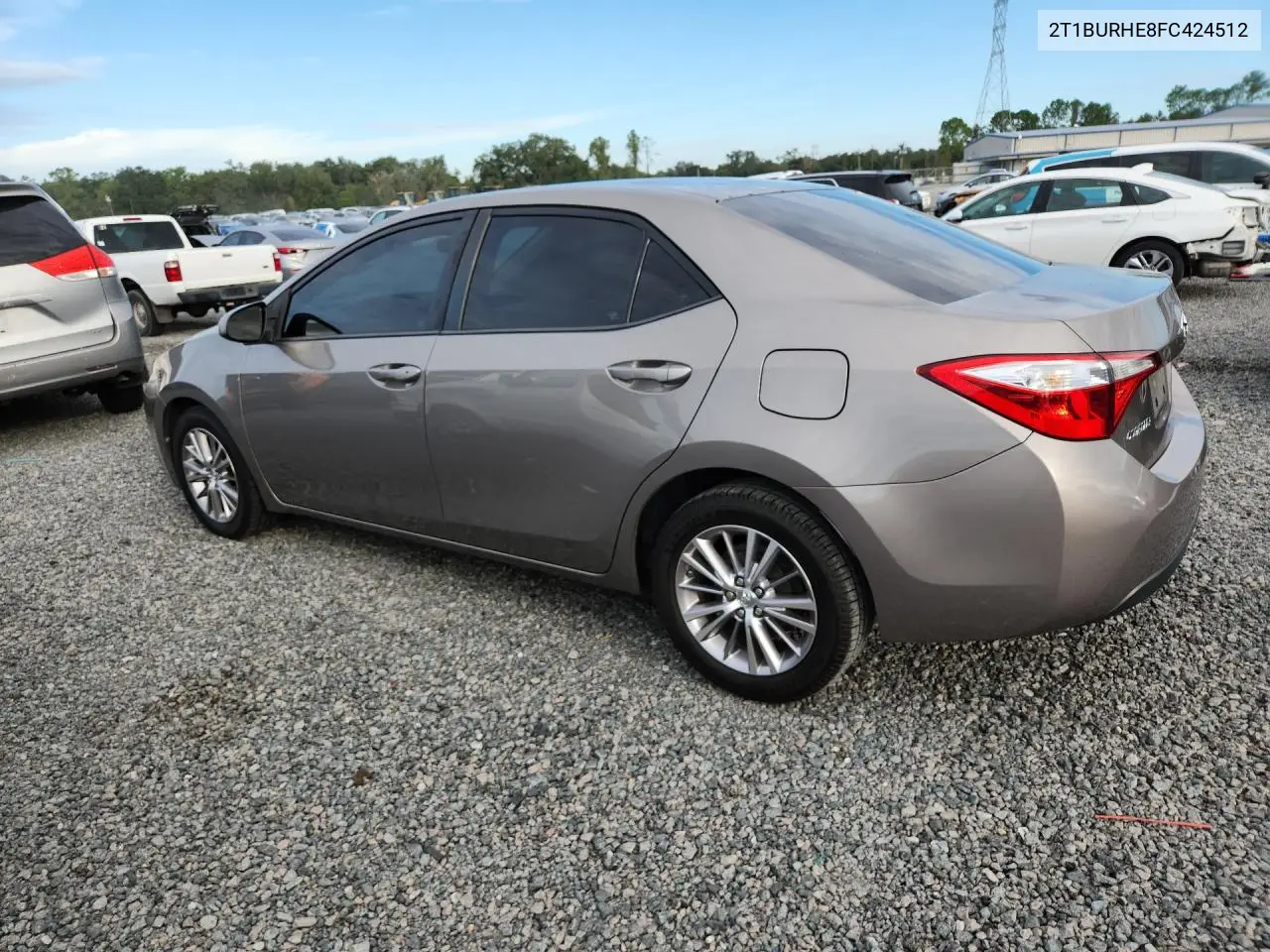 2015 TOYOTA COROLLA VIN 2T1BURHE8FC424512 — фото 2