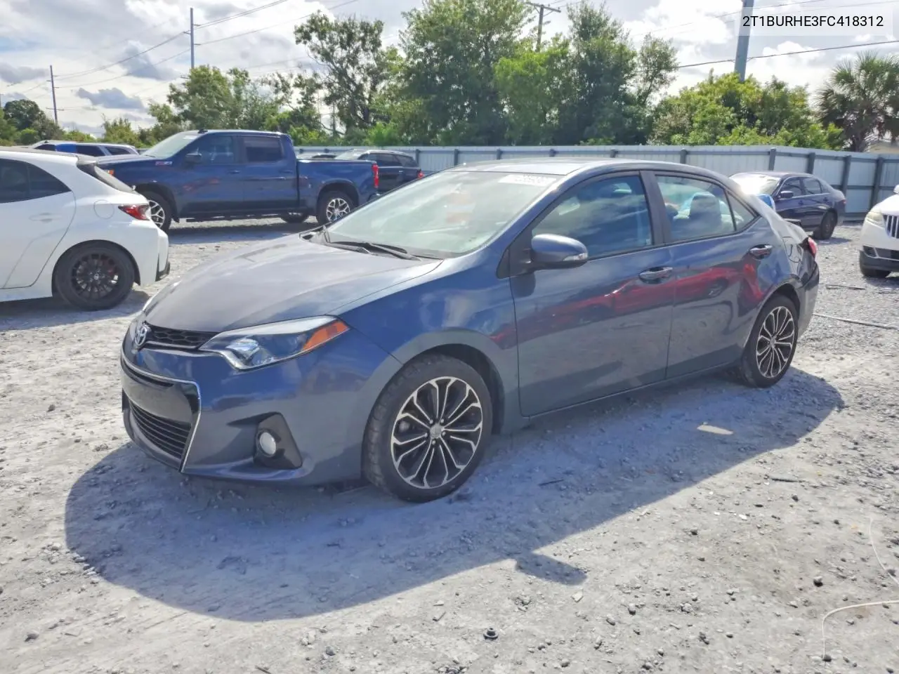 TOYOTA COROLLA 2015, VIN 2T1BURHE3FC418312