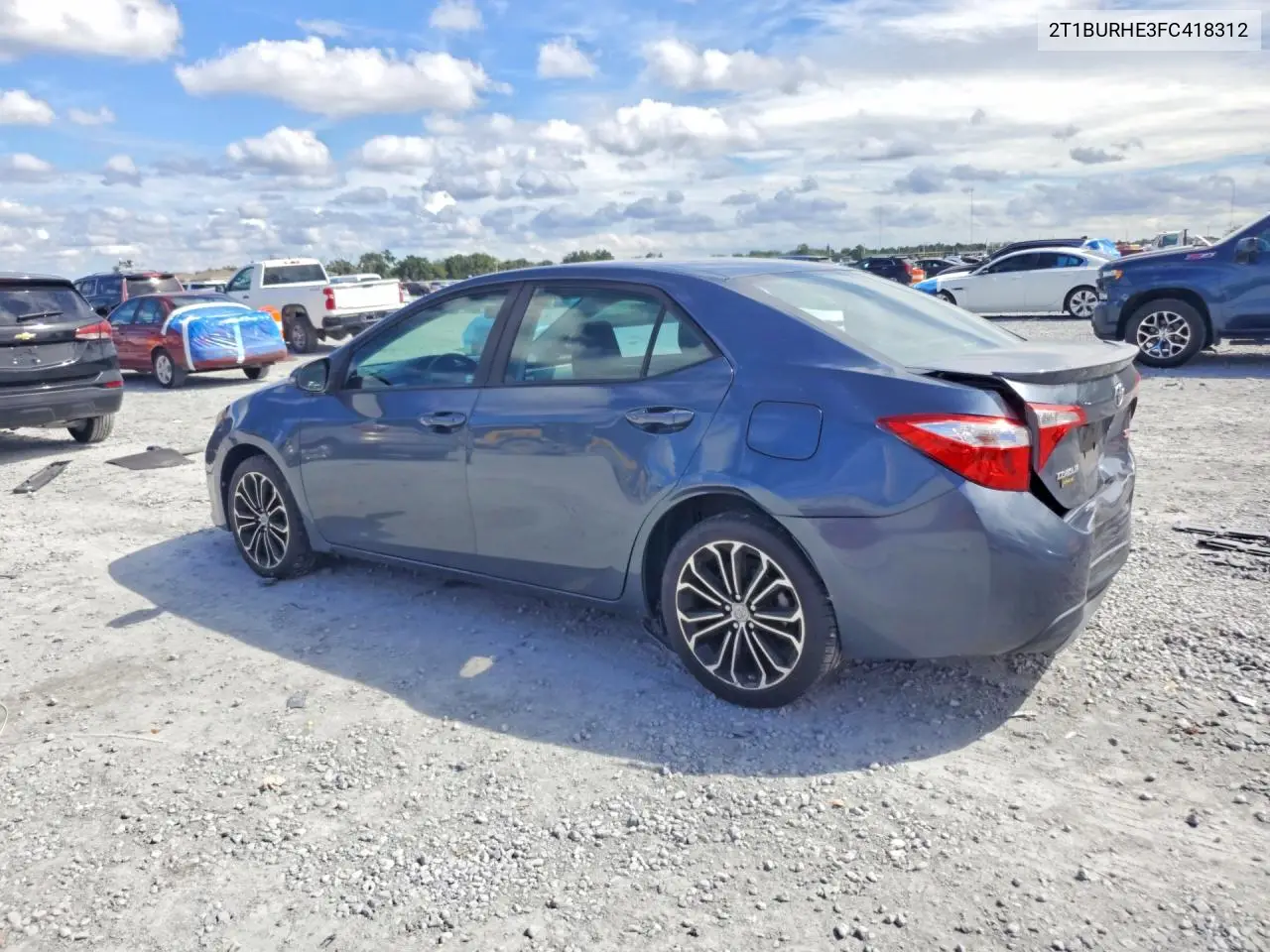 2015 TOYOTA COROLLA VIN 2T1BURHE3FC418312 — фото 2