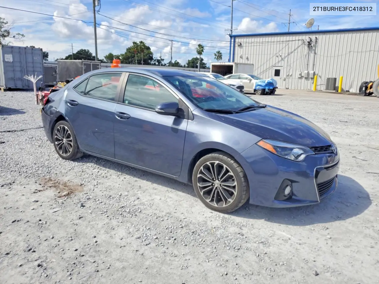 2015 TOYOTA COROLLA VIN 2T1BURHE3FC418312 — фото 4