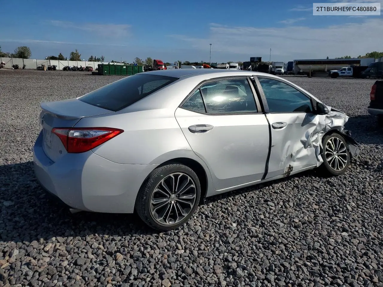 2015 TOYOTA COROLLA VIN 2T1BURHE9FC480880 — фото 3