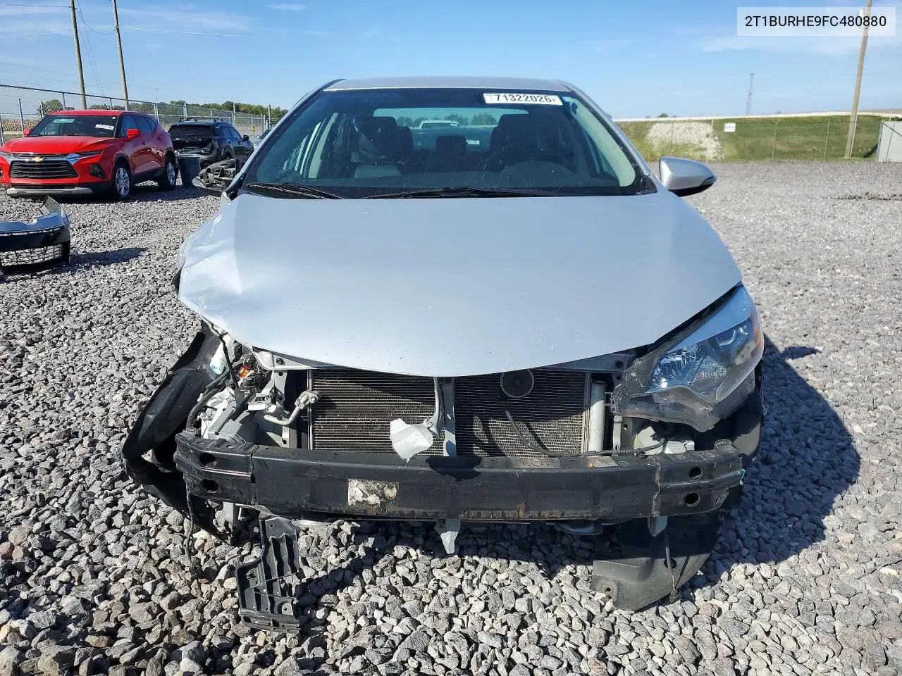 2015 TOYOTA COROLLA VIN 2T1BURHE9FC480880 — фото 5