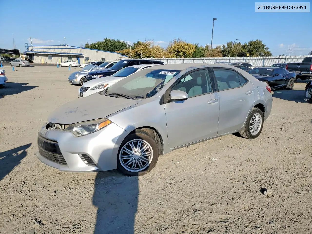 TOYOTA COROLLA 2015, VIN 2T1BURHE9FC373991