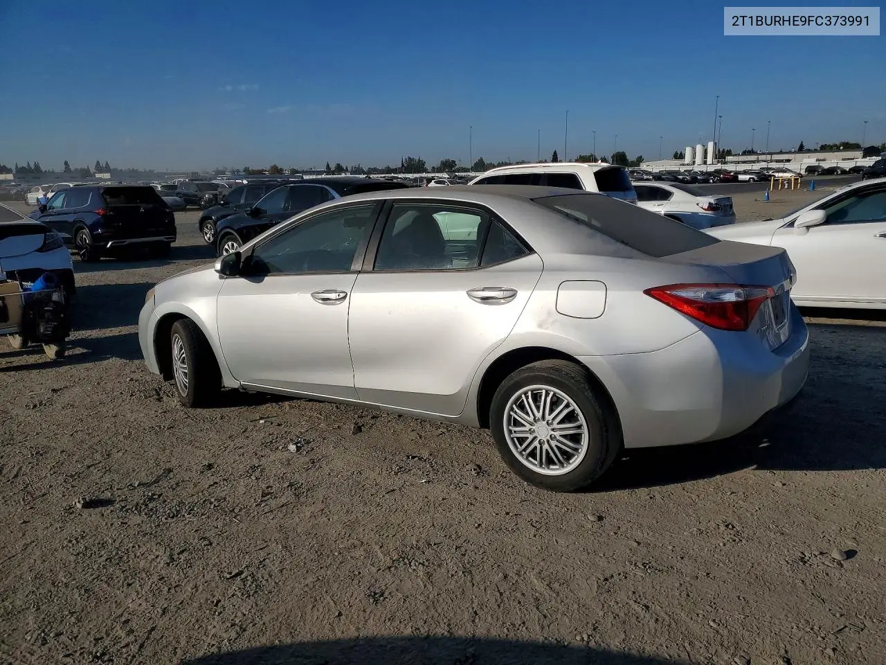 2015 TOYOTA COROLLA VIN 2T1BURHE9FC373991 — фото 2