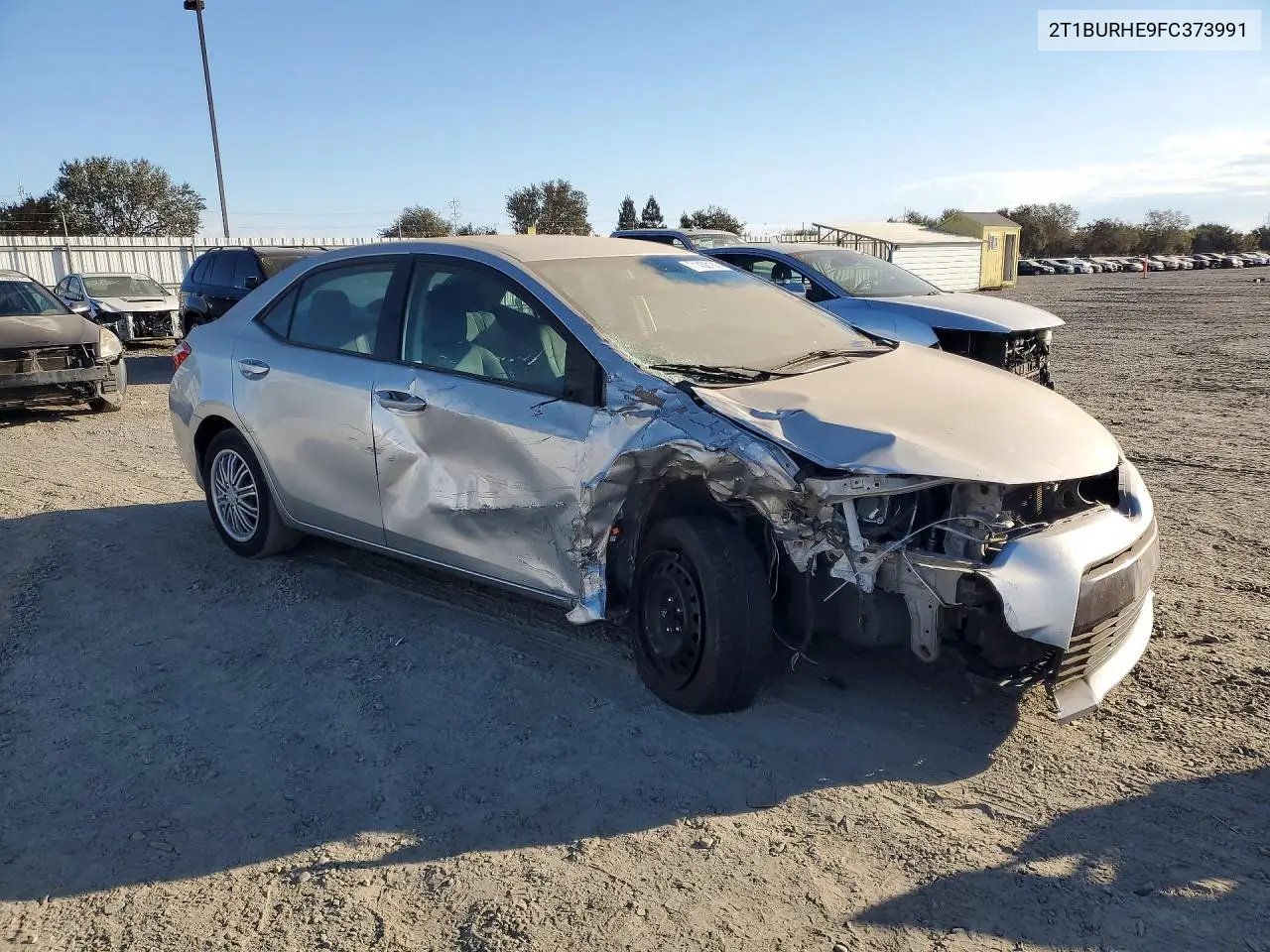 2015 TOYOTA COROLLA VIN 2T1BURHE9FC373991 — фото 4