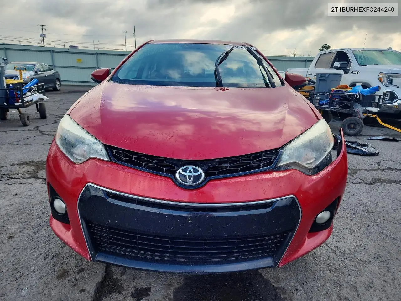 2015 TOYOTA COROLLA VIN 2T1BURHEXFC244240 — фото 5