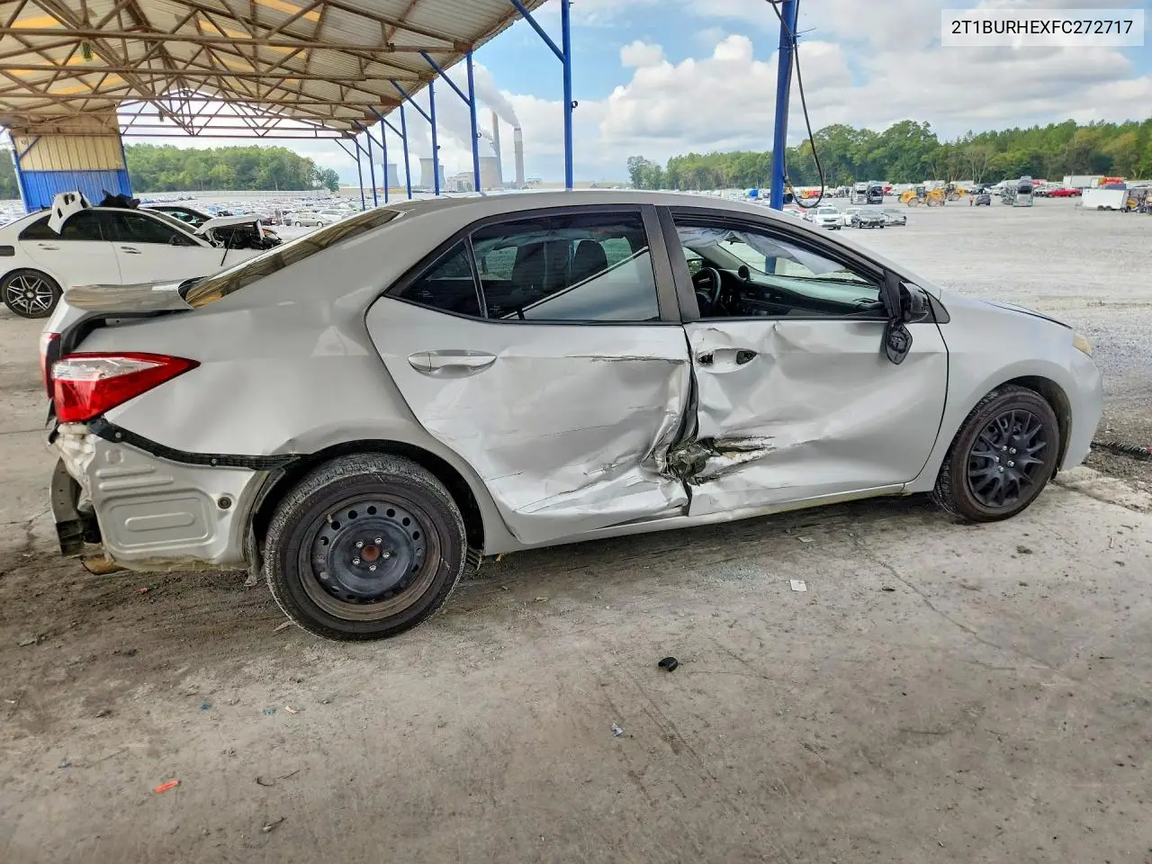 2015 TOYOTA COROLLA VIN 2T1BURHEXFC272717 — фото 3
