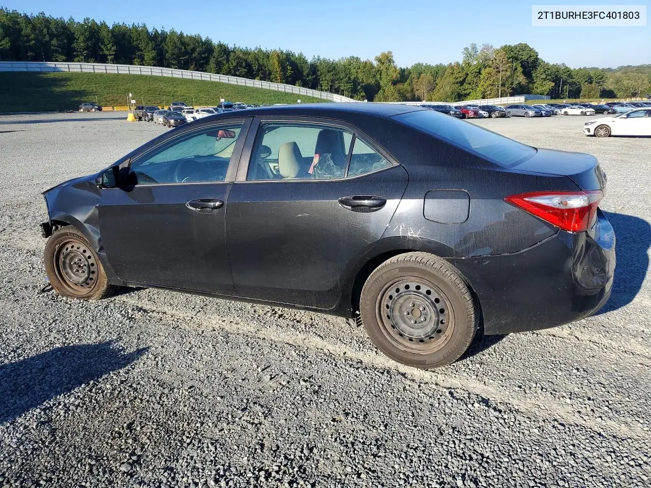 2015 TOYOTA COROLLA VIN 2T1BURHE3FC401803 — фото 2
