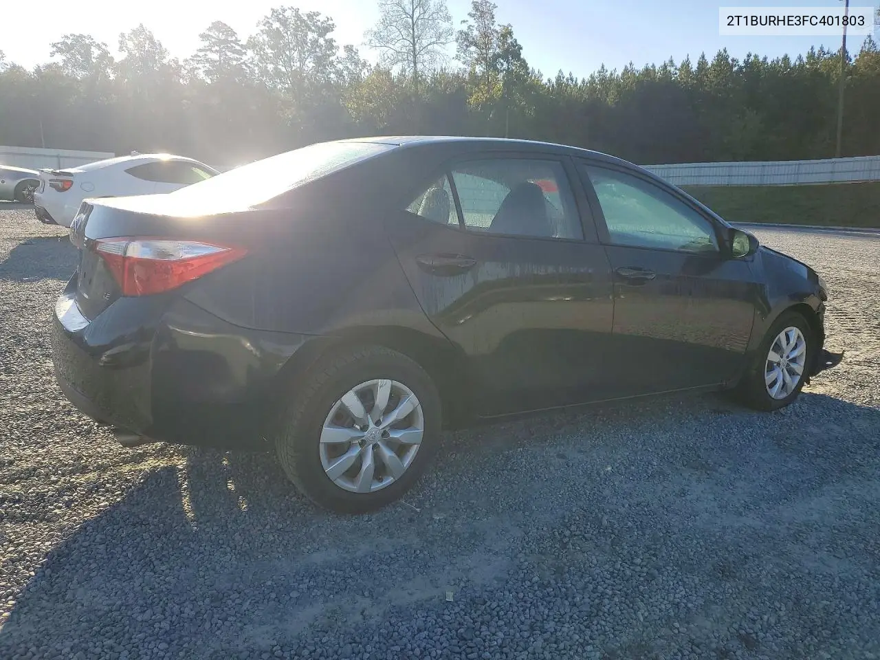 2015 TOYOTA COROLLA VIN 2T1BURHE3FC401803 — фото 3