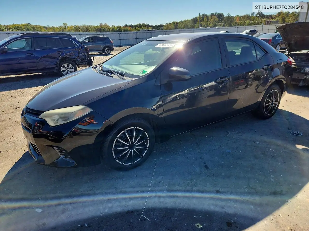 TOYOTA COROLLA 2015, VIN 2T1BURHE7FC284548