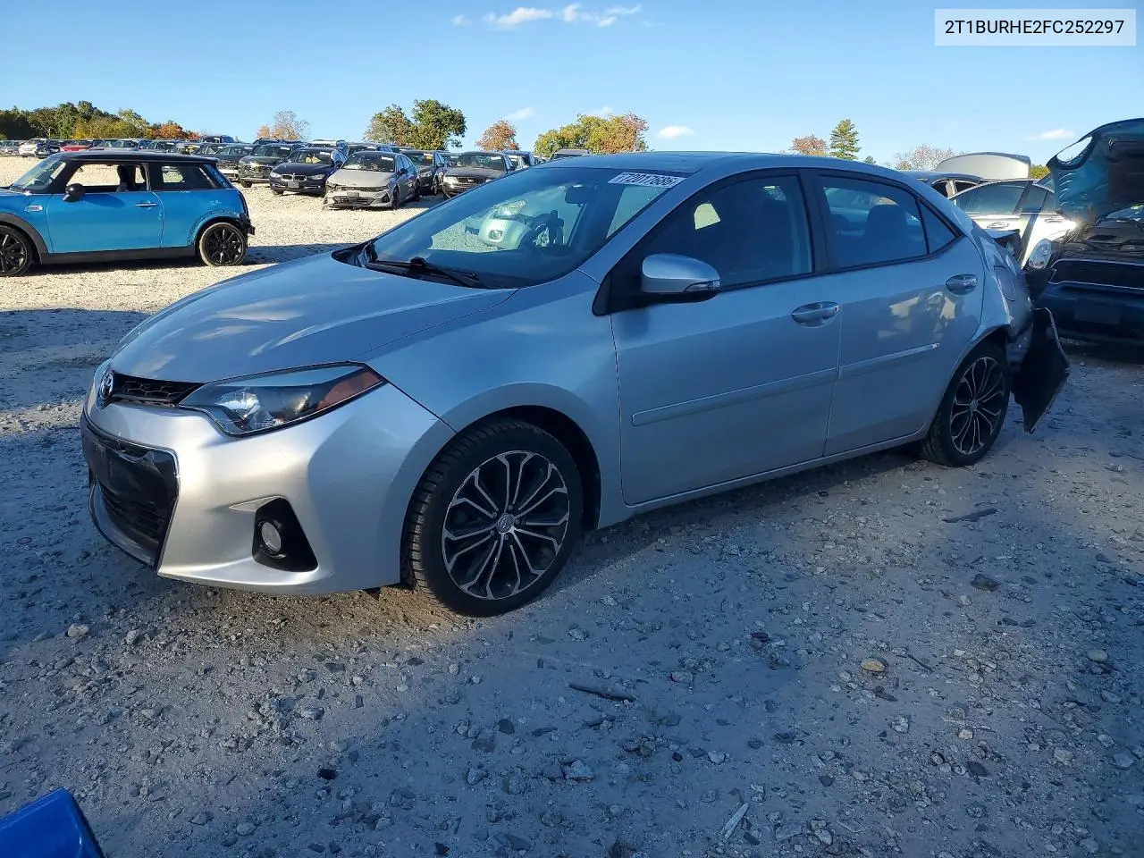 TOYOTA COROLLA 2015, VIN 2T1BURHE2FC252297