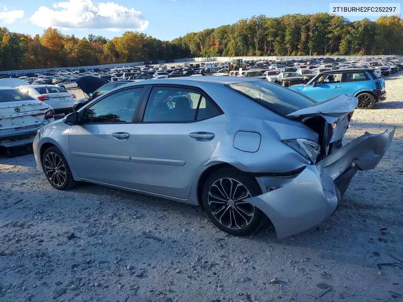 2015 TOYOTA COROLLA VIN 2T1BURHE2FC252297 — фото 2