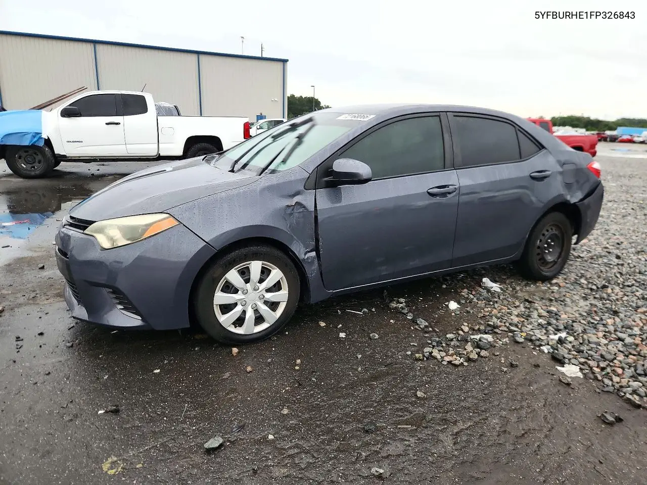 TOYOTA COROLLA 2015, VIN 5YFBURHE1FP326843